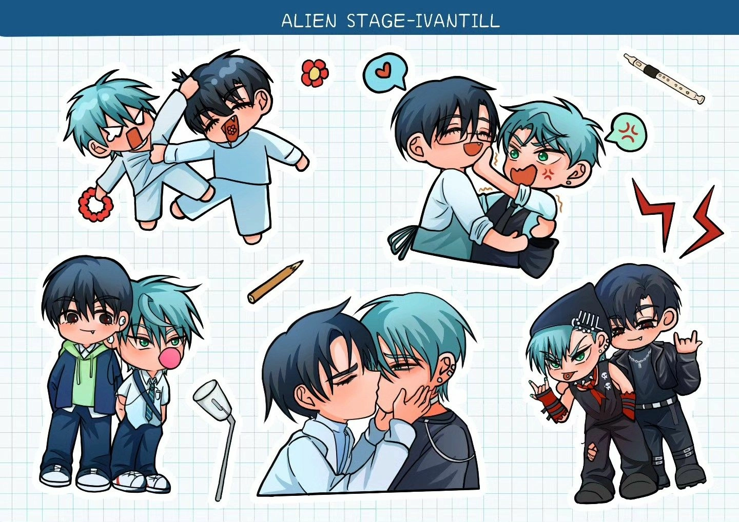 [ AlienStage | IvanTill ] 半斷貼紙