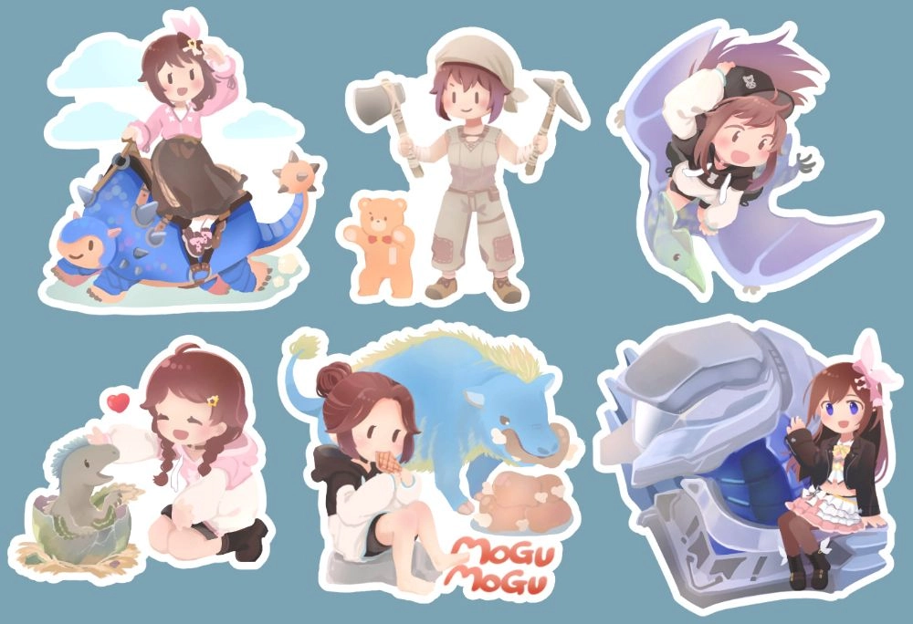 VTuber ときのそら holoArk貼紙酷卡組