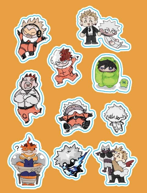 MHA ✦ 無料交換貼紙