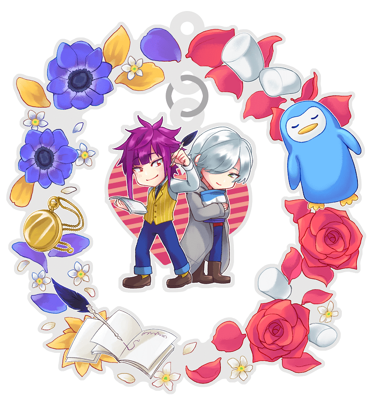 【A3!】密+譽❤花環吊飾