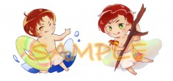 APH 西班牙&羅馬諾 夏日透明貼紙