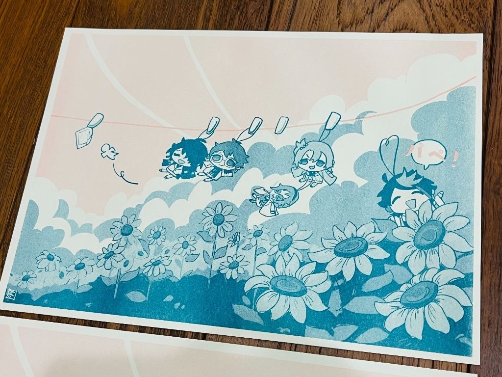 nijisanjiEN/ Pape向日葵雙色海報