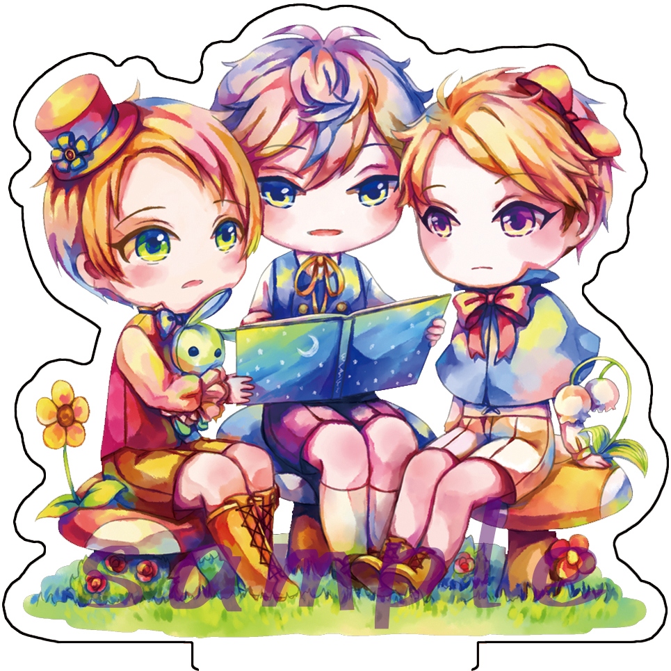 幼年模特兒組壓克力立牌