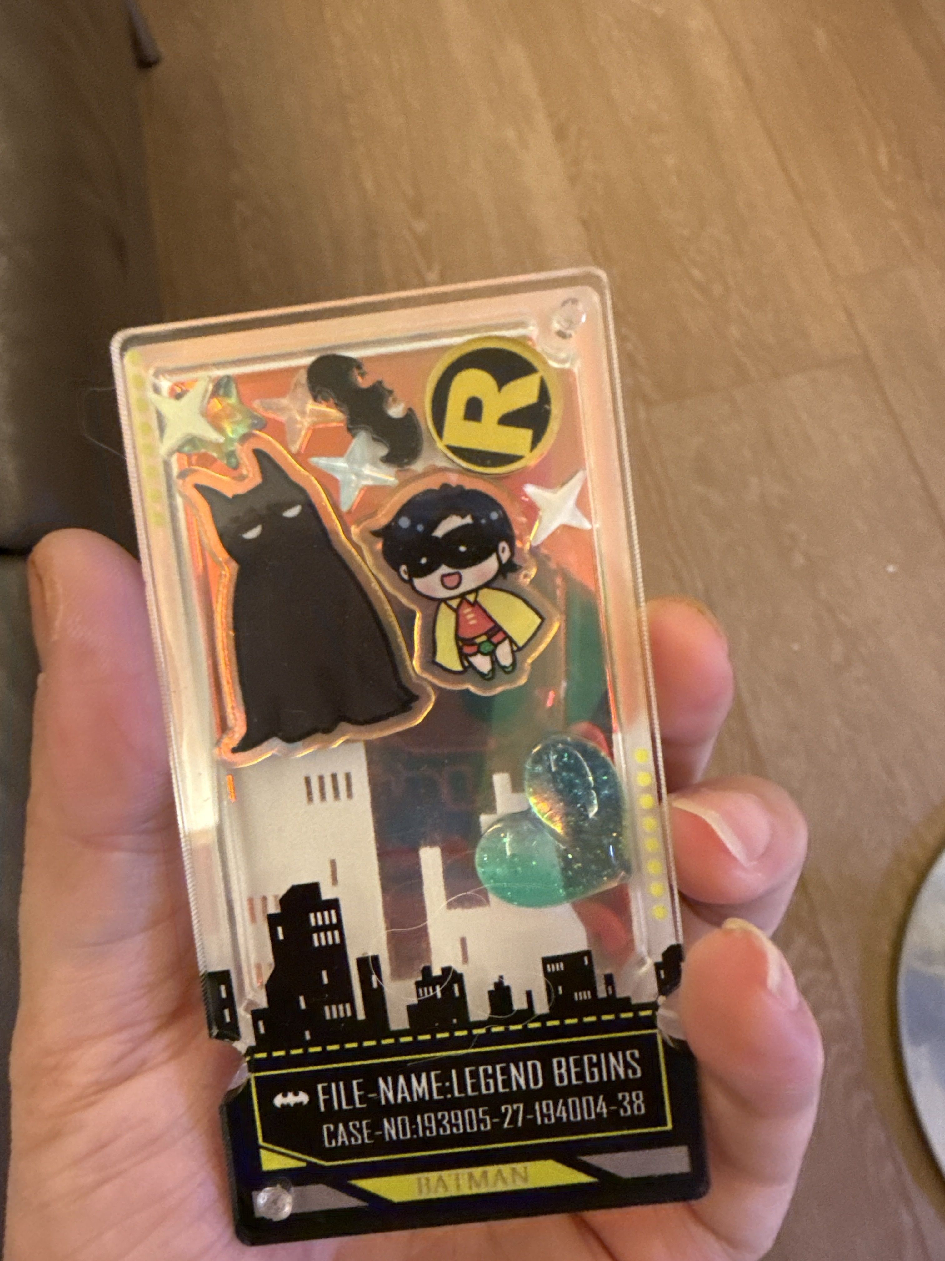 活力雙雄Batman & Robin壓克力搖搖樂展示吊飾