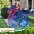 原創 夏日祭典水球-魟魚 煙花膜壓克力吊飾