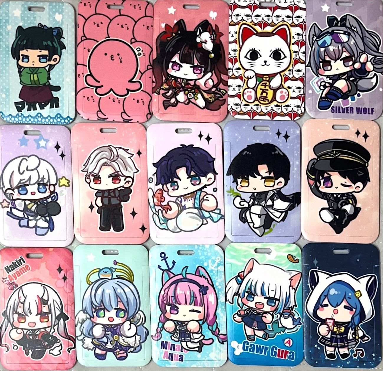 膽大黨、戀與深空、星穹鐵道、原神、LUXIEM、孤獨搖滾、鏈鋸人、hololive、間諜扮家家、卡夾