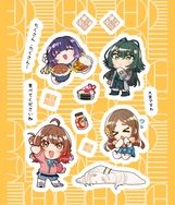 学マス防水霧面半斷貼紙（兩款）