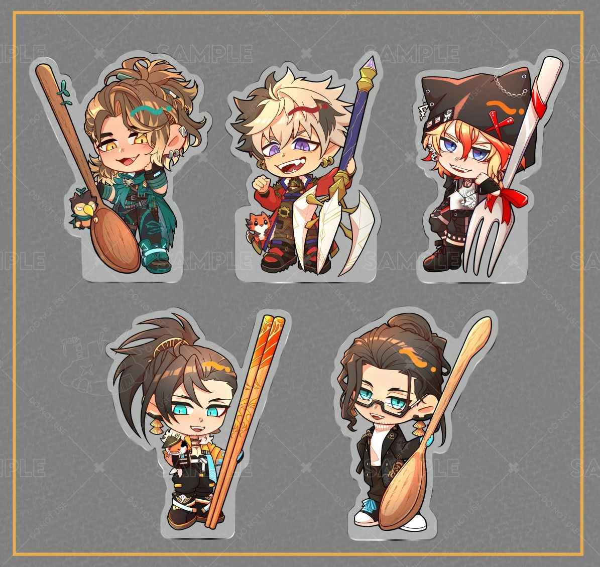 【HolostarsEN】6cm雙面同圖飯友