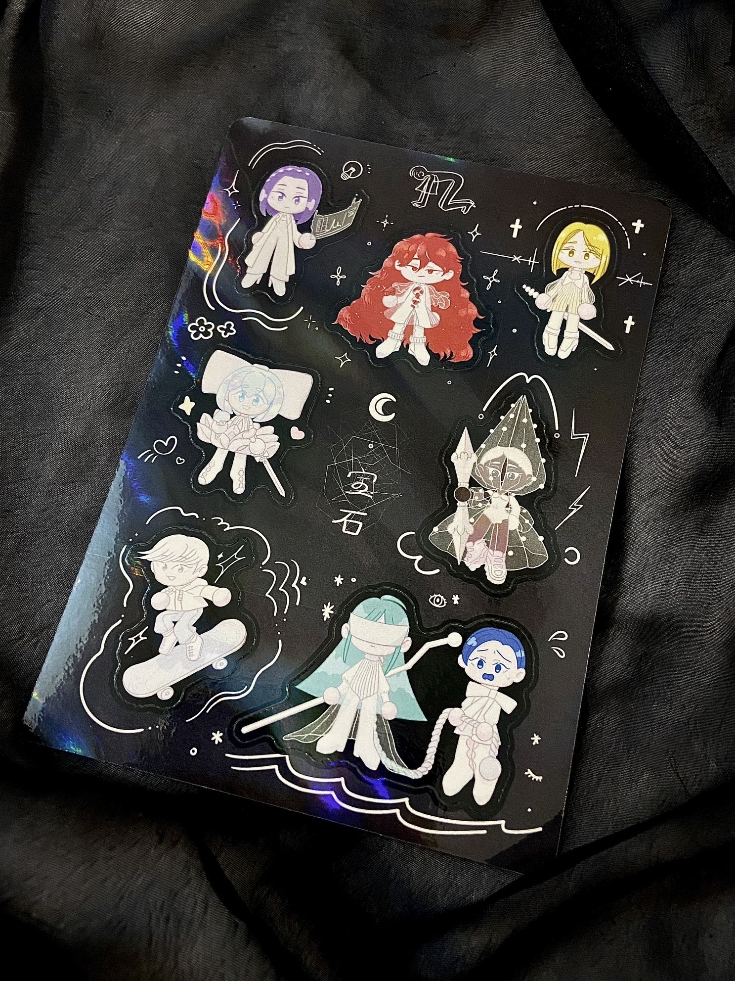 月球組寶石貼紙