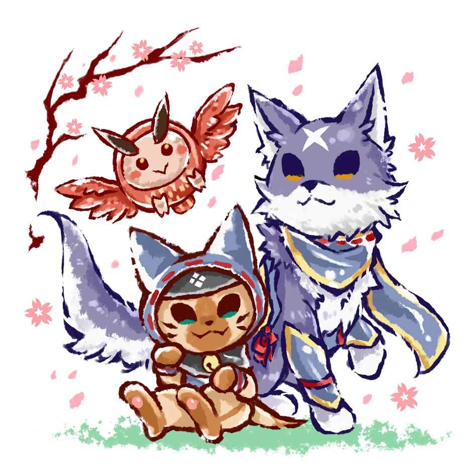 【魔物獵人】神火村三友彩繪-和紙貼紙