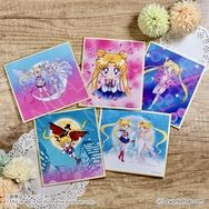 迷你色紙 Eternal Sailor Moon & Sailor Cosmos／小兔（校服）／小兔變身／Sailor Moon & 燕尾服蒙面俠／Sailor Moon＆新希蕾妮蒂女王