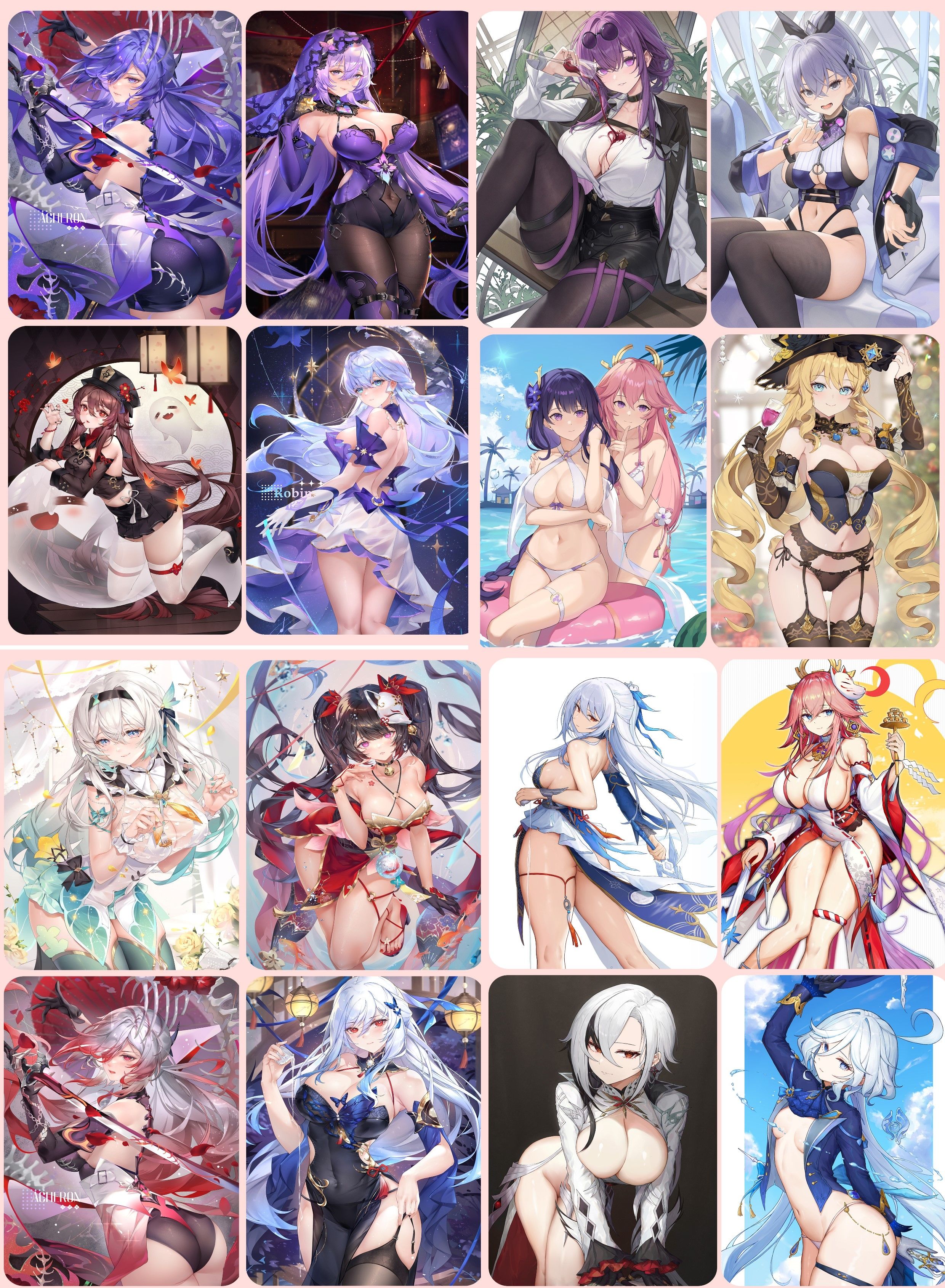 【八百萬製作所】崩壊 星穹鐵道/原神 / 絕區零/掛軸 (FF44/台灣少量)