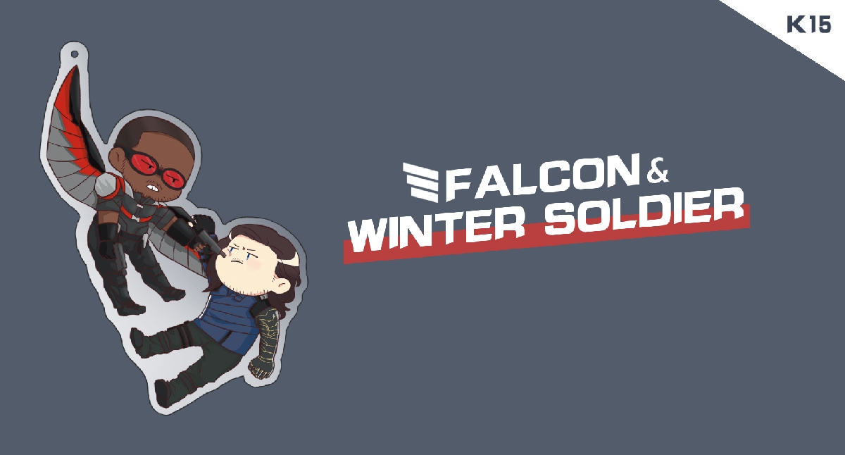【Marvel】Falcon&amp;Winter Soldier 獵鷹巴奇吊飾