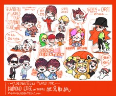 【SVT】2017SEVENTEEN 1st World Tour-DIAMOND EDGE台北場紀念貼紙
