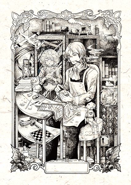 原創明信片：玩具師傅／by.野鳴