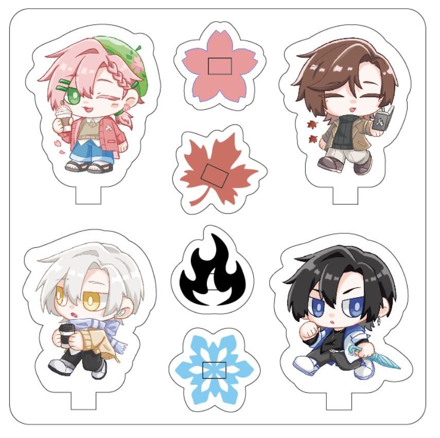 Unnämed四季自組小立牌