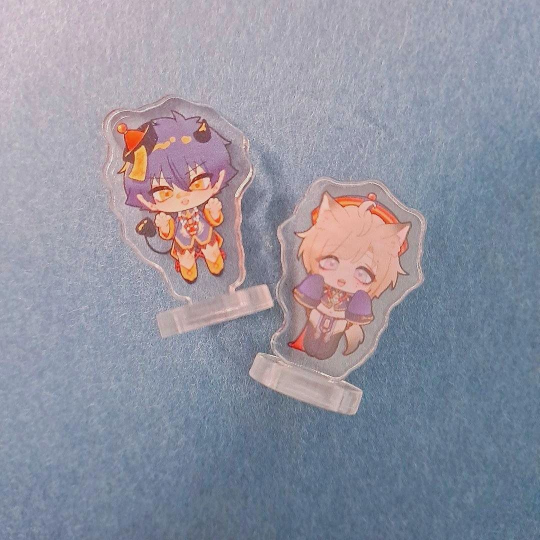 【原創】太一&amp;早苗_小殭屍迷你立牌組
