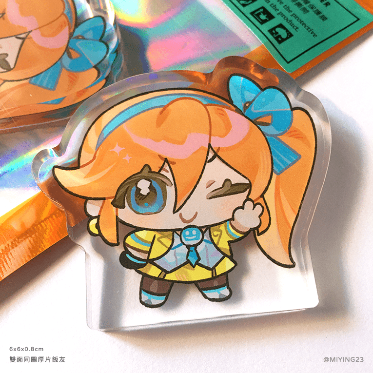 【逆轉裁判】夕神迅&amp;希月心音 飯友 厚片 厚壓克力立牌