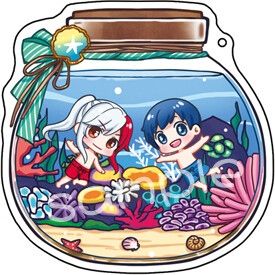 特傳X冰漾壓克力閃粉滴膠吊飾
