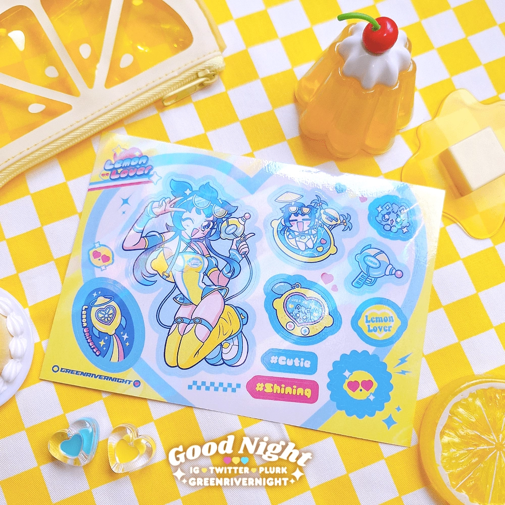 原創❤Lemon Lover✧極光膜貼紙