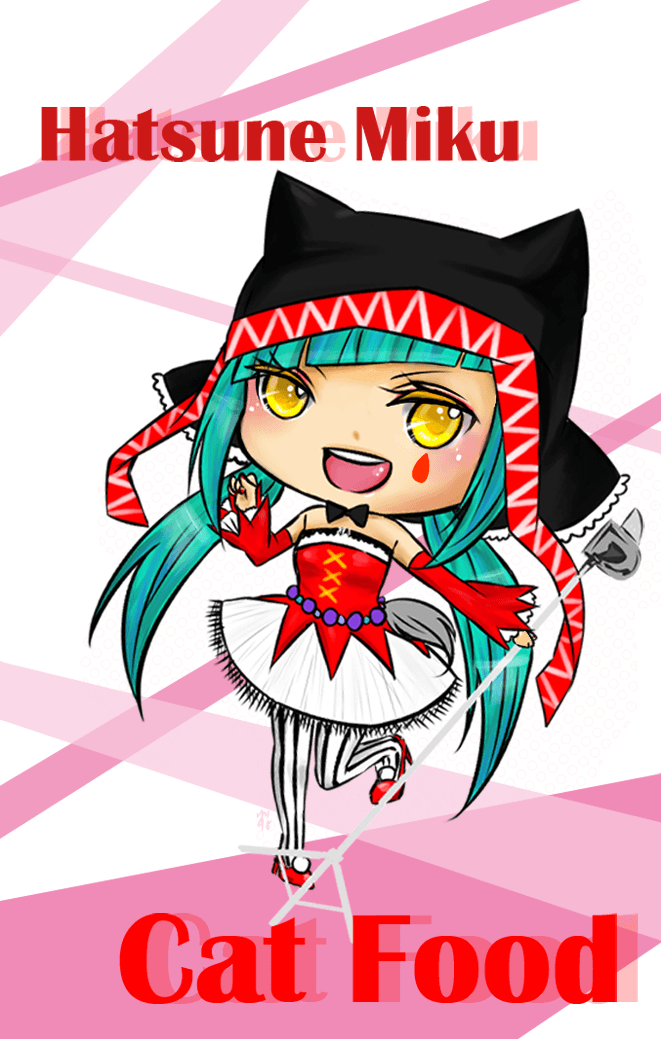 【MIKU】【Cat Food】悠遊卡貼