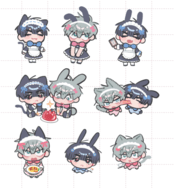 Alien Stage ivantill ［女僕貼紙組］::A