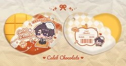 夏以晝 蕾絲愛心巧克力吊飾