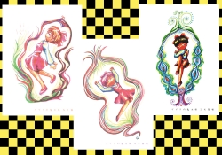 <妖怪糖> 鬼太郎 - 貓娘系列 明信片