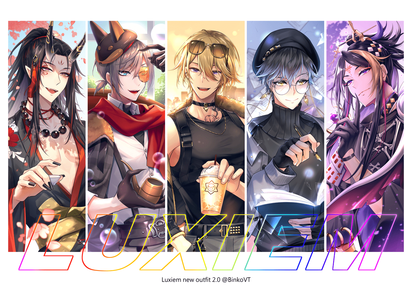 Luxiem new outfit 2.0明信片+海報