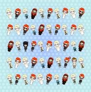 Good Omens Q版眼鏡布