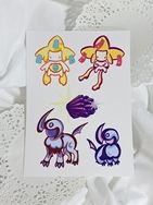 千年彗星透明貼紙