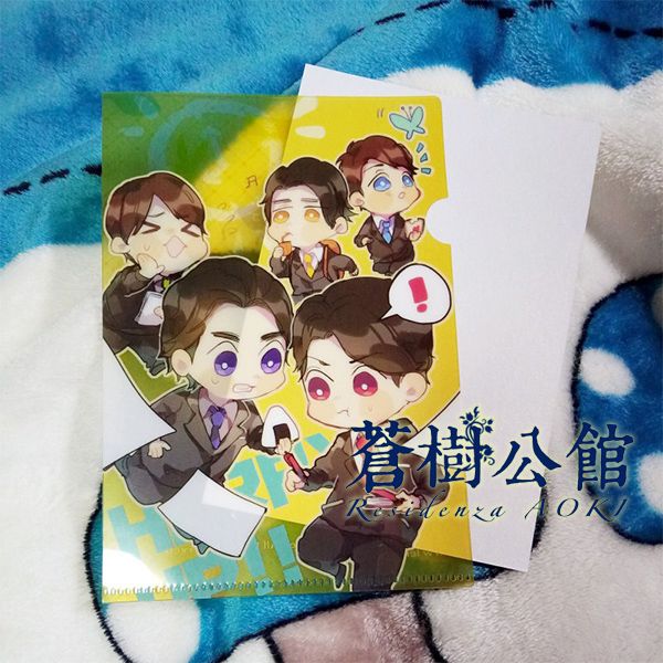 ARASHI职业装五子A6迷你文件夹L夹