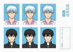 【銀魂】3Z銀土證件照貼紙