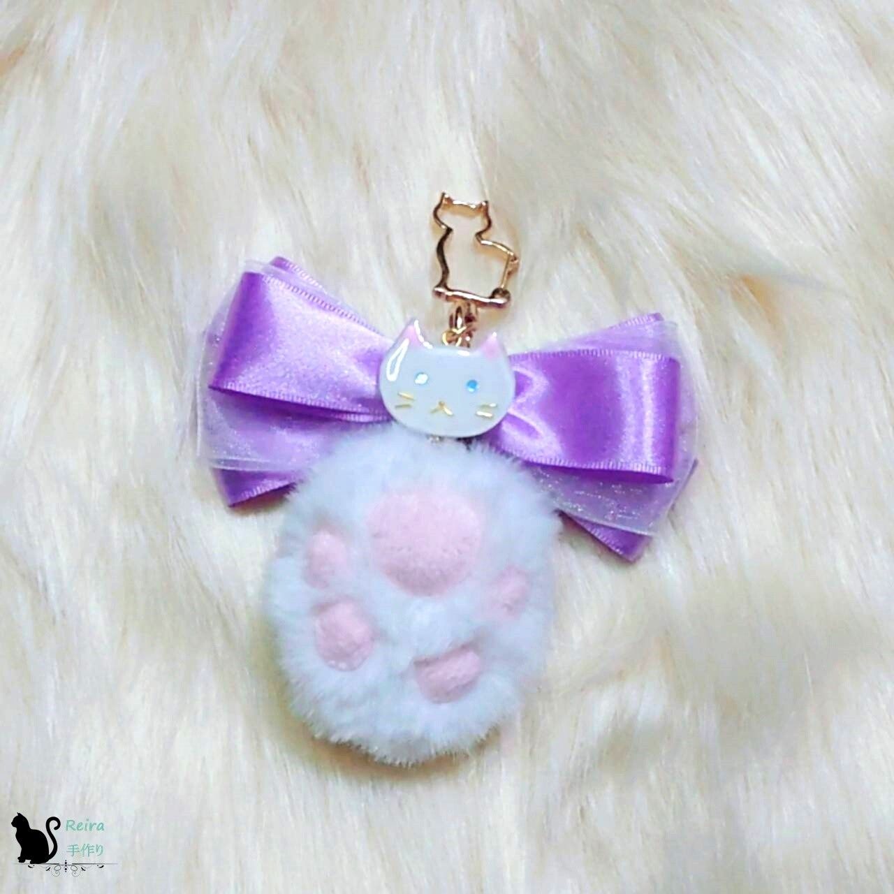 Reira手作り&amp;獸比-SoBi的獸耳店【萌萌舒壓貓爪爪】原創手工貓肉球吊飾
