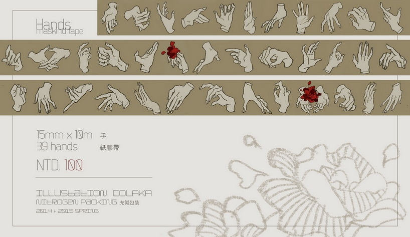 《Hands》手紙膠帶