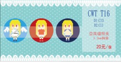【閃11】亞風爐照美 美神 8bit胸章