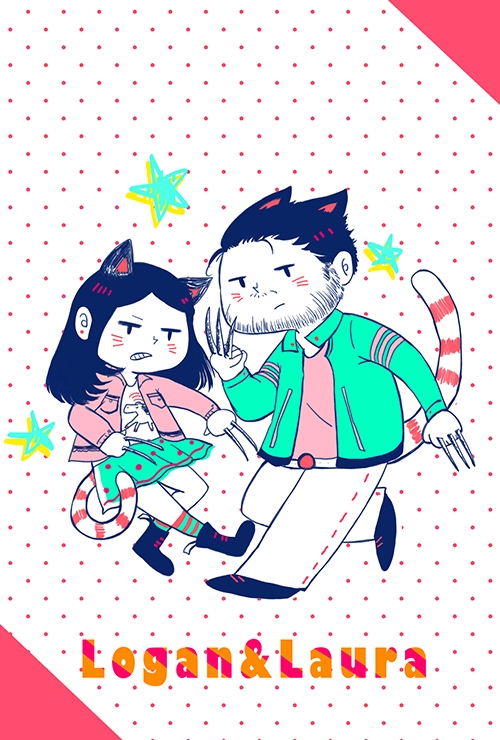 Logan&amp;Laura明信片