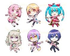 ワンダショ全斷貼紙 (一組6入不拆)