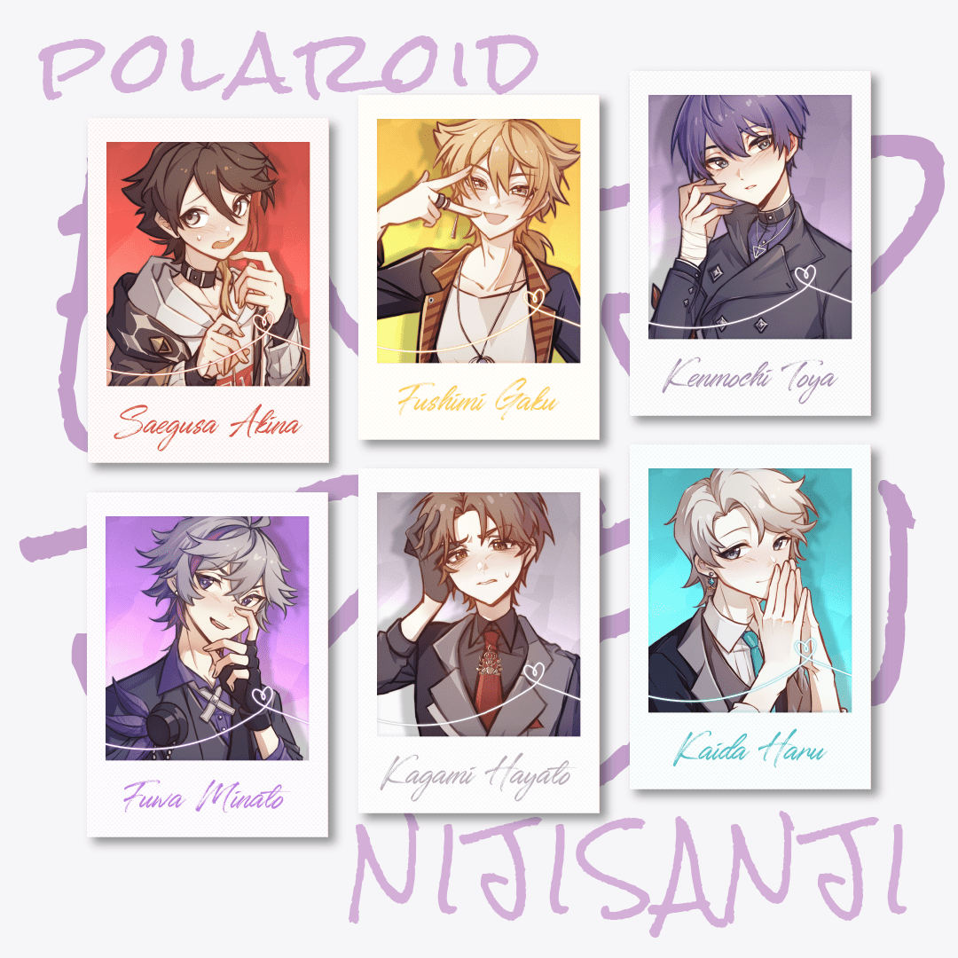 【NIJISANJIJP】燙金拍立得