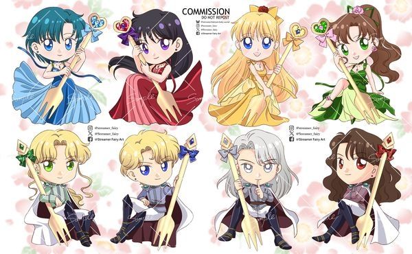 美少女戰士 同人  Q版飯友 系列