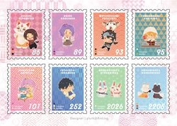 郵票半斷貼紙 | NiCE2刀亂連攤限定