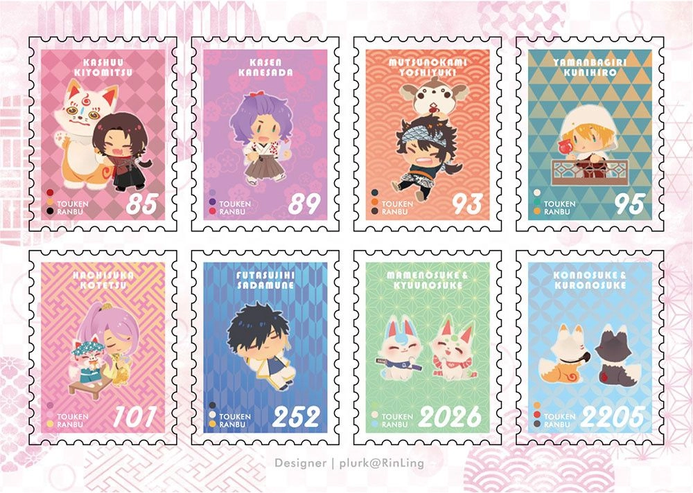 郵票半斷貼紙 | NiCE2刀亂連攤限定