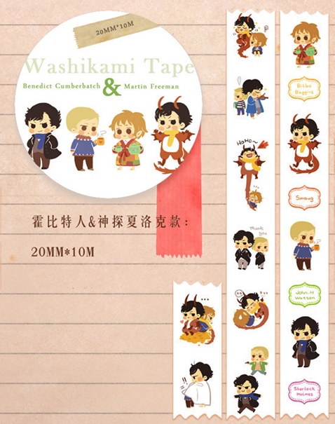 SHERLOCK&amp;HOBBITS和紙膠帶