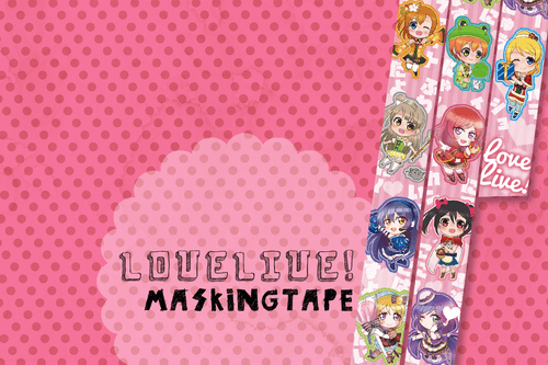 - μ's TAPE - LOVELIVE 紙膠帶