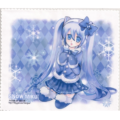 【VOCALOID】Q版雪初音 同人眼鏡布