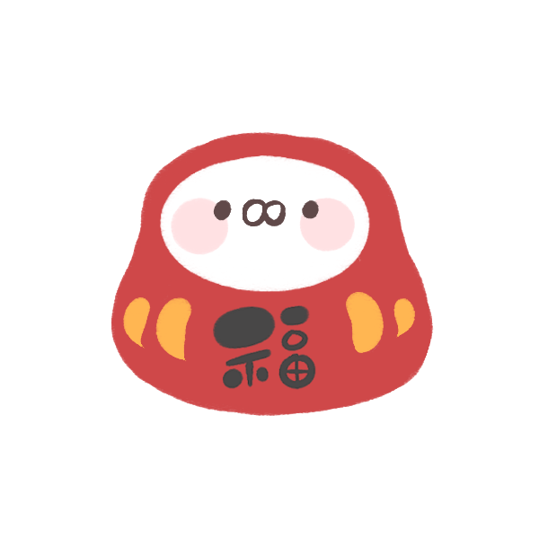 招福海豹達摩繡片別針