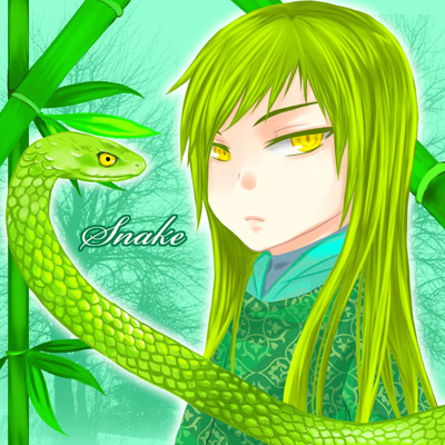 【動物擬人】蛇/鼠 - PU杯墊