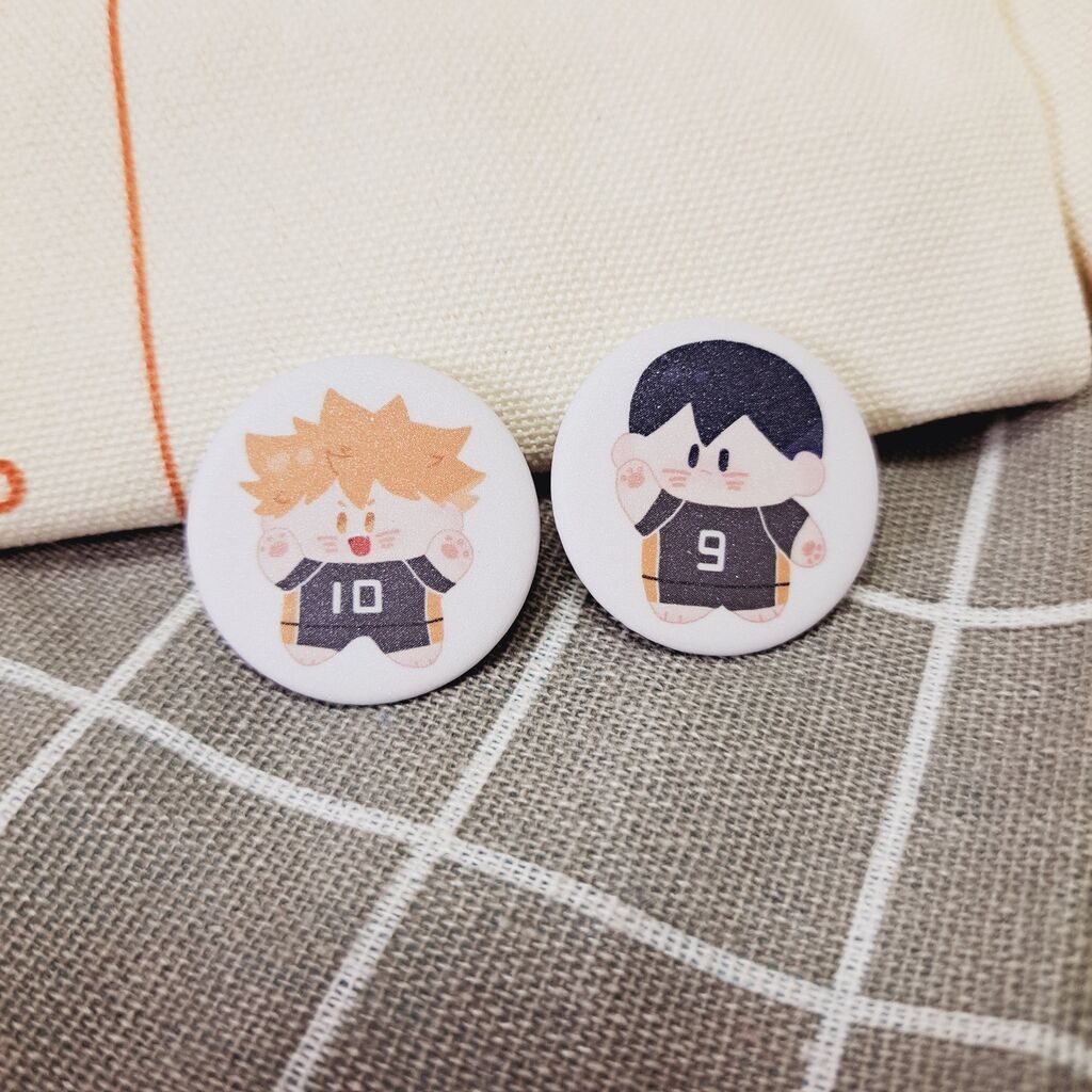 日向/影山32mm小徽章
