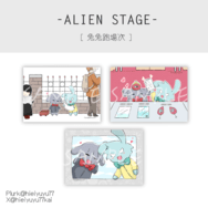 Alien Stage《兔兔逛場次》明信片x3