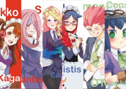 [小魔女學園]咖啡廳主題 單面酷卡套組